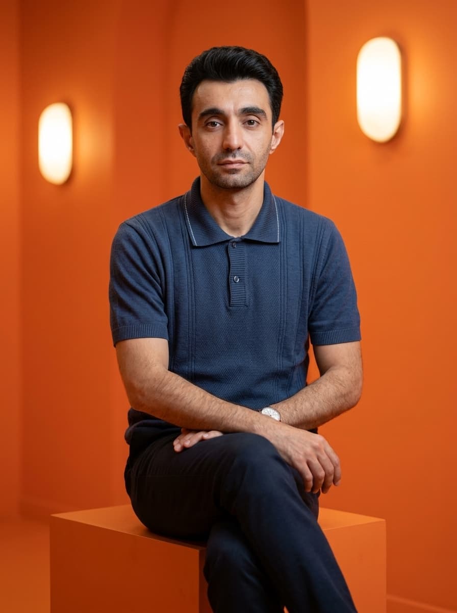 Orange AI Pro Headshot Portrait
