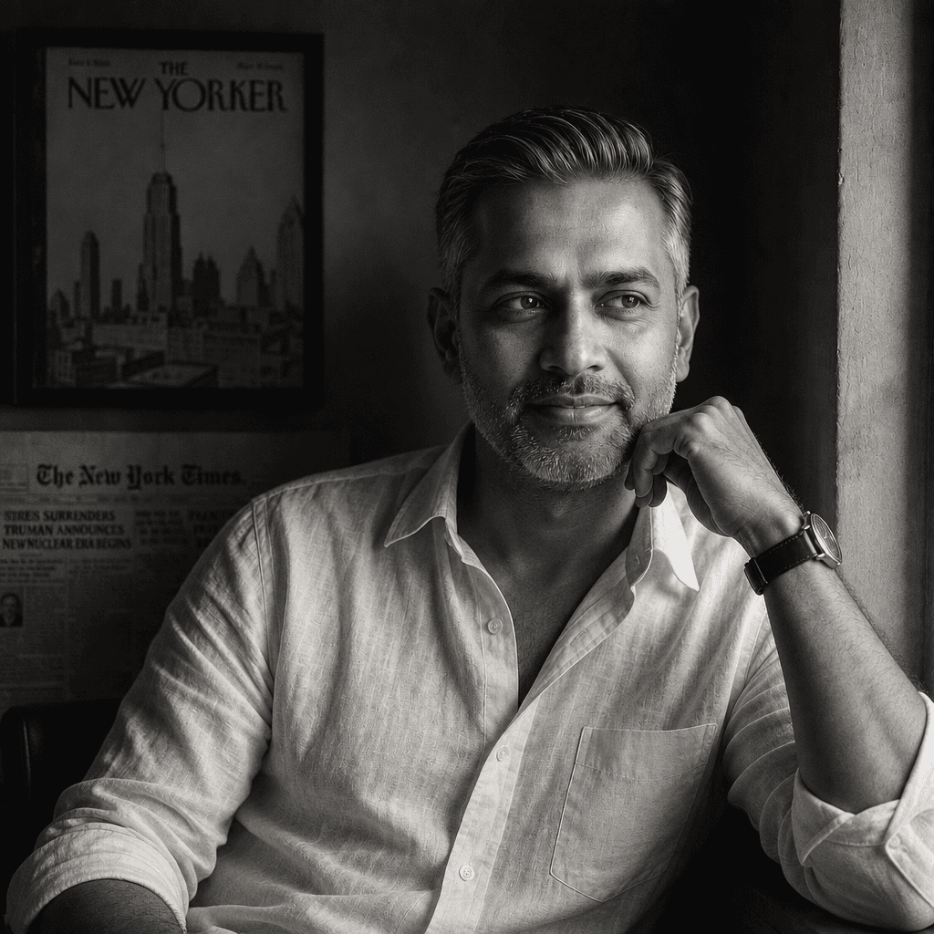 Cinematic Black & White Editorial Portrait (GPT)