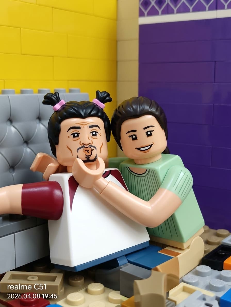 Turn photos into a LEGO scene