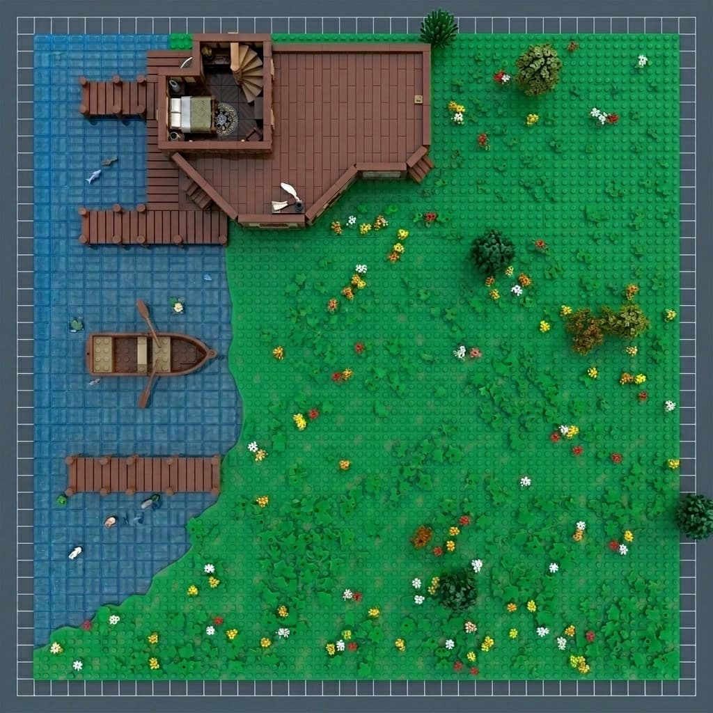 Turn photos into a LEGO scene