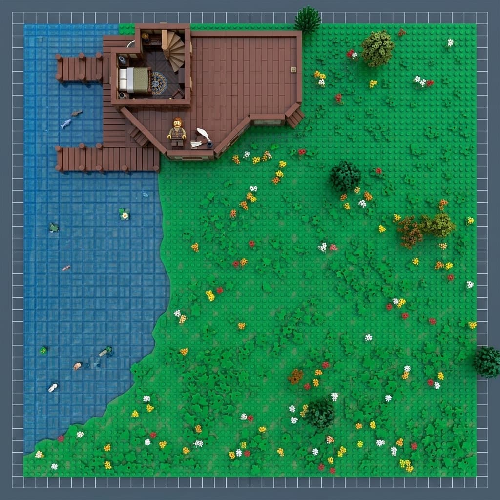 Turn photos into a LEGO scene