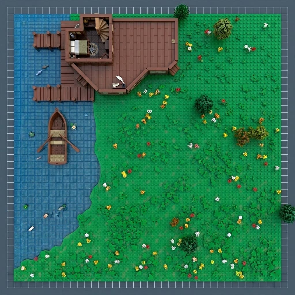 Turn photos into a LEGO scene