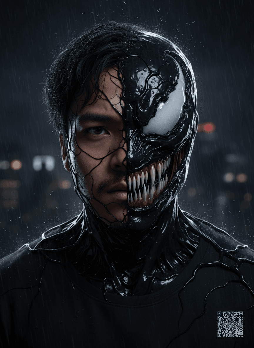 AI Venom Portrait Profile Picture