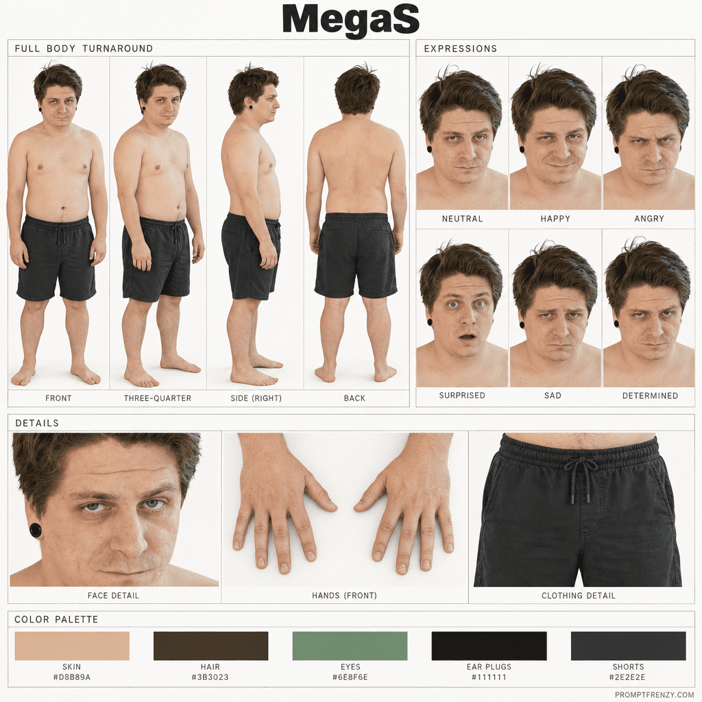 AI Character Sheet Prompt