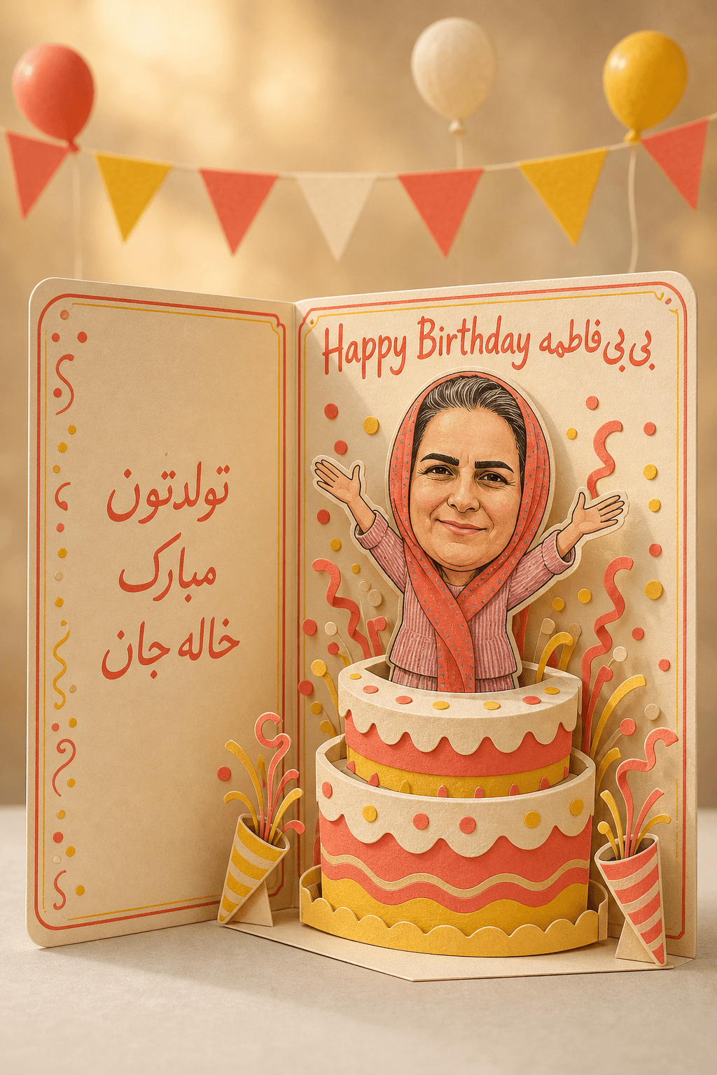 Birthday Caricature Card