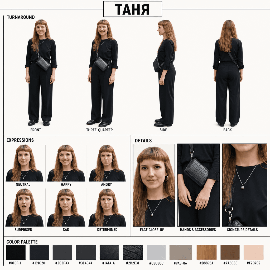 AI Character Sheet Prompt