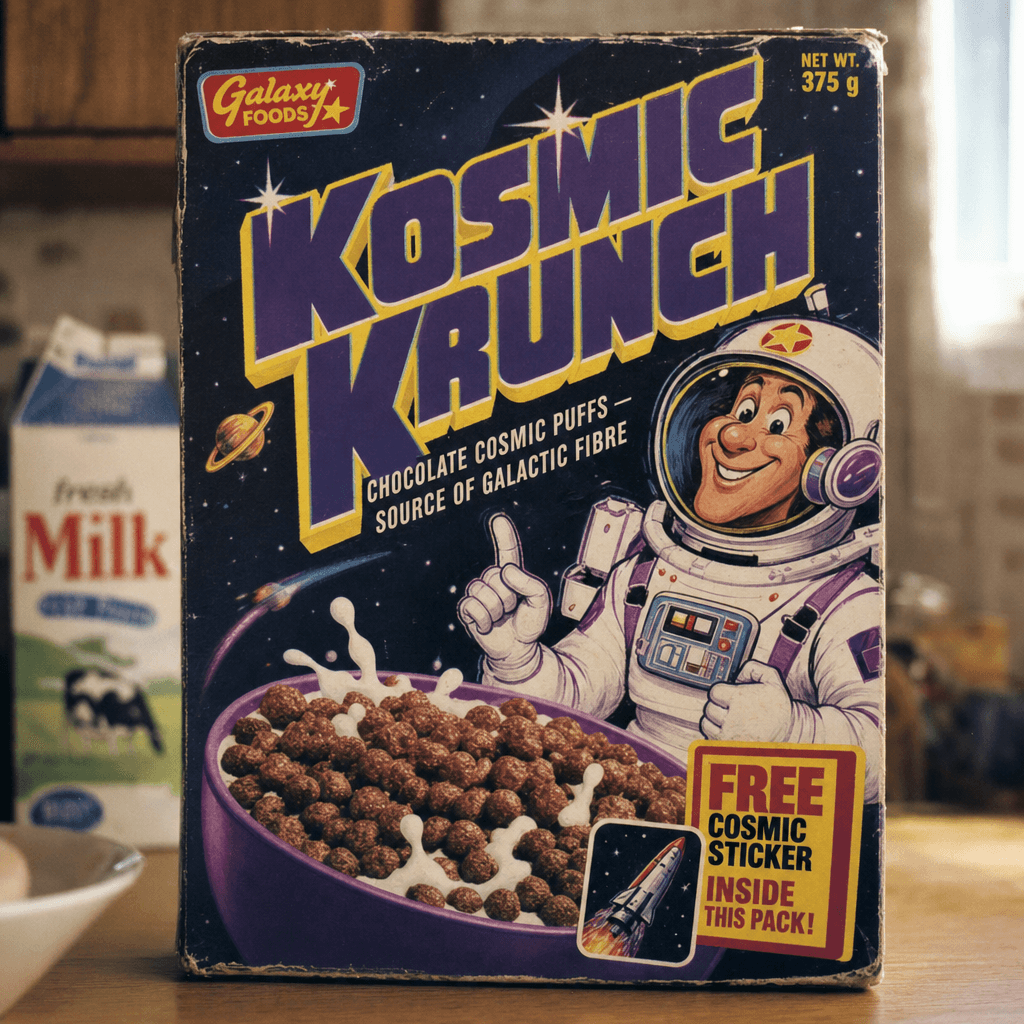 Vintage Cereal Box Front