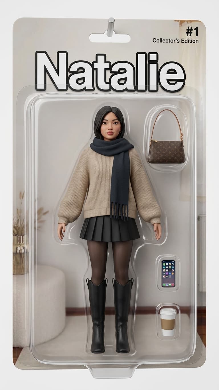 Action Figure in Blister Pack Prompt