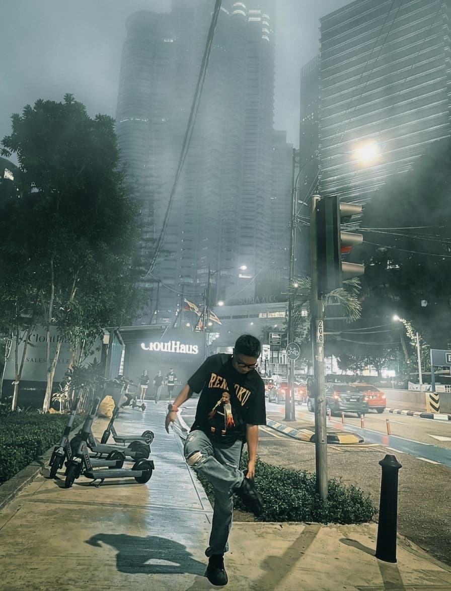 Foggy Forest Cinematic Photo
