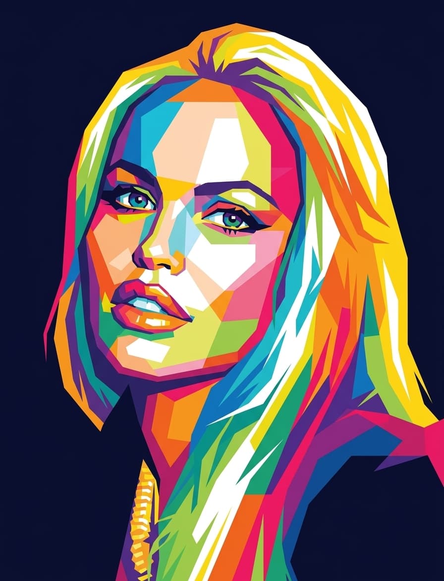 WPAP Geometric Pop Art