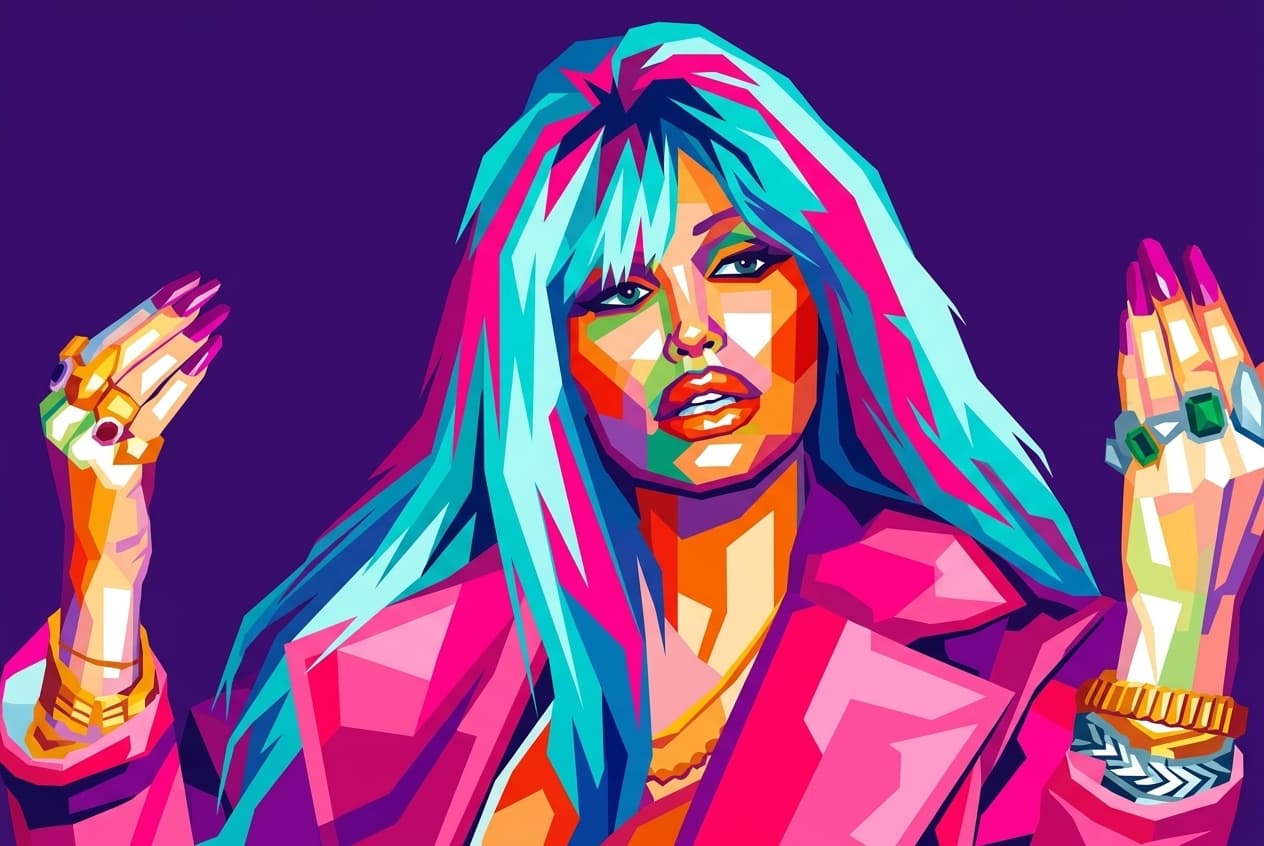 WPAP Geometric Pop Art
