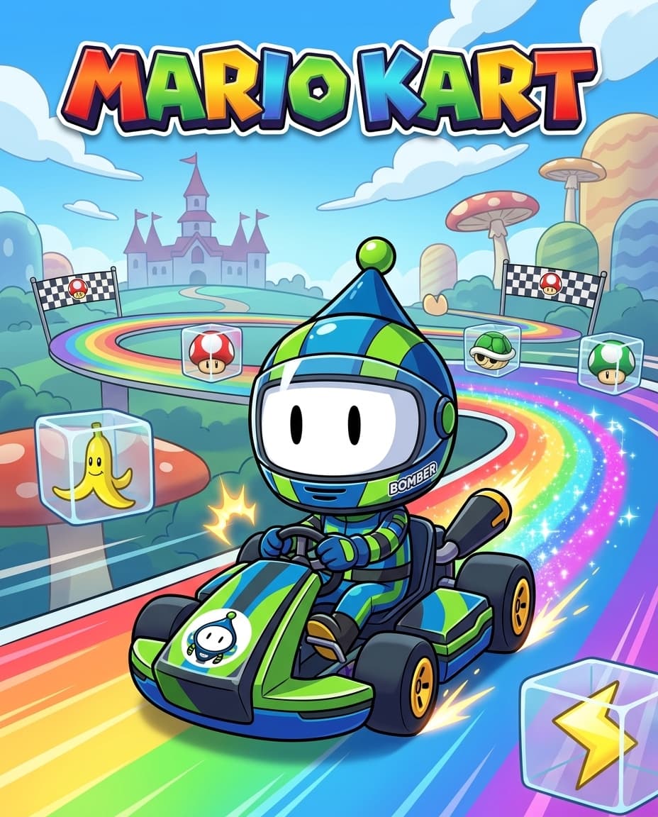 Mario Kart Cover Generator