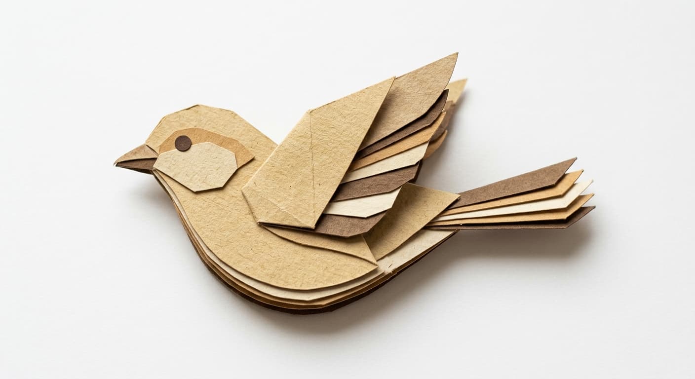 Origami Paper Bird