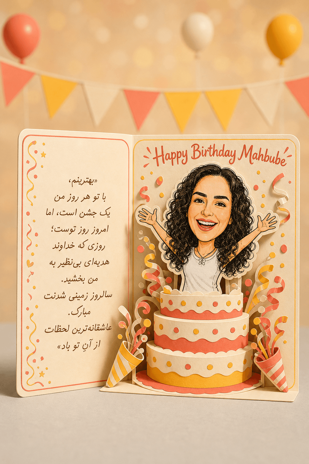Birthday Caricature Card