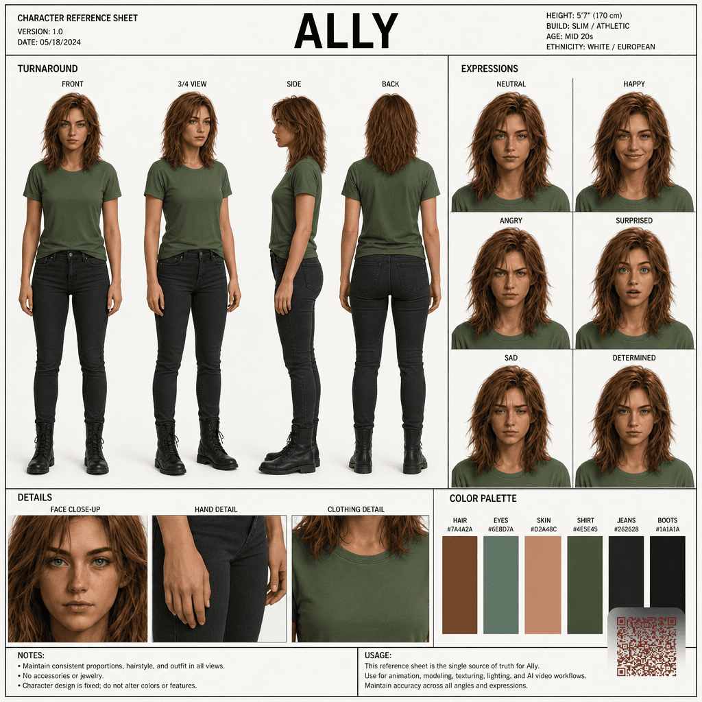 AI Character Sheet Prompt
