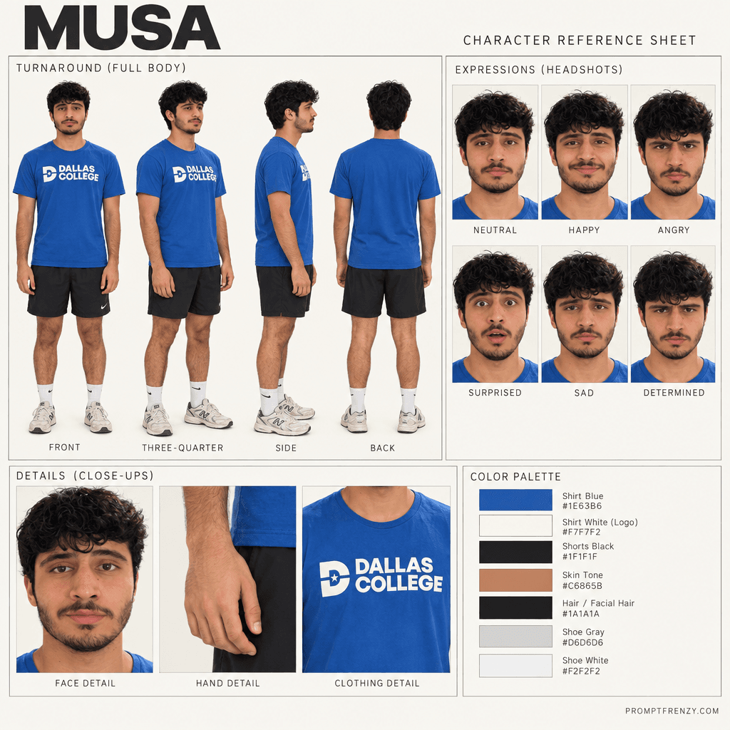 AI Character Sheet Prompt