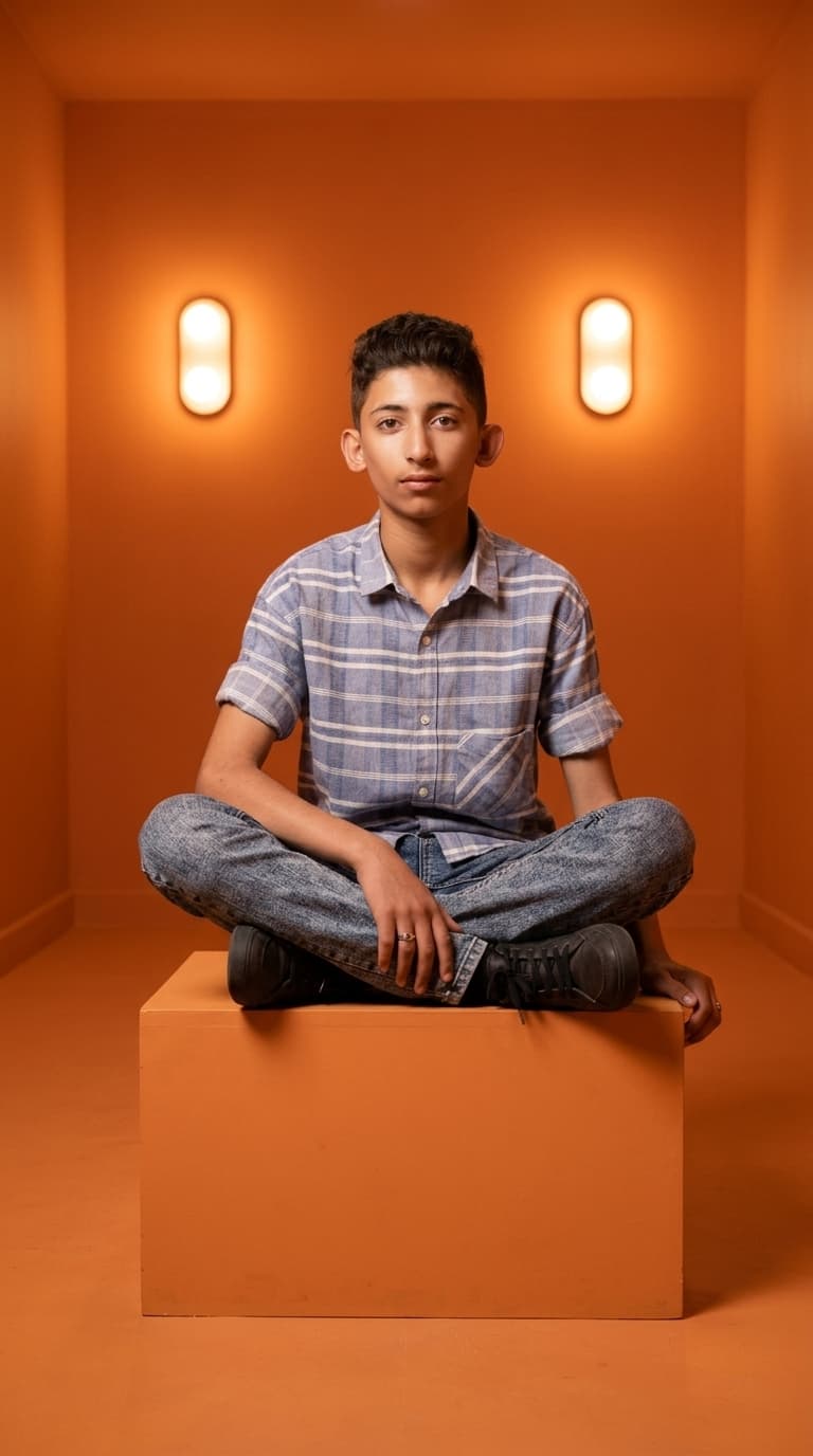 Orange AI Pro Headshot Portrait