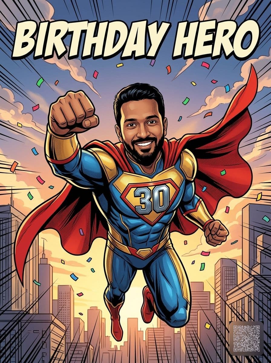 Birthday Superhero Generator