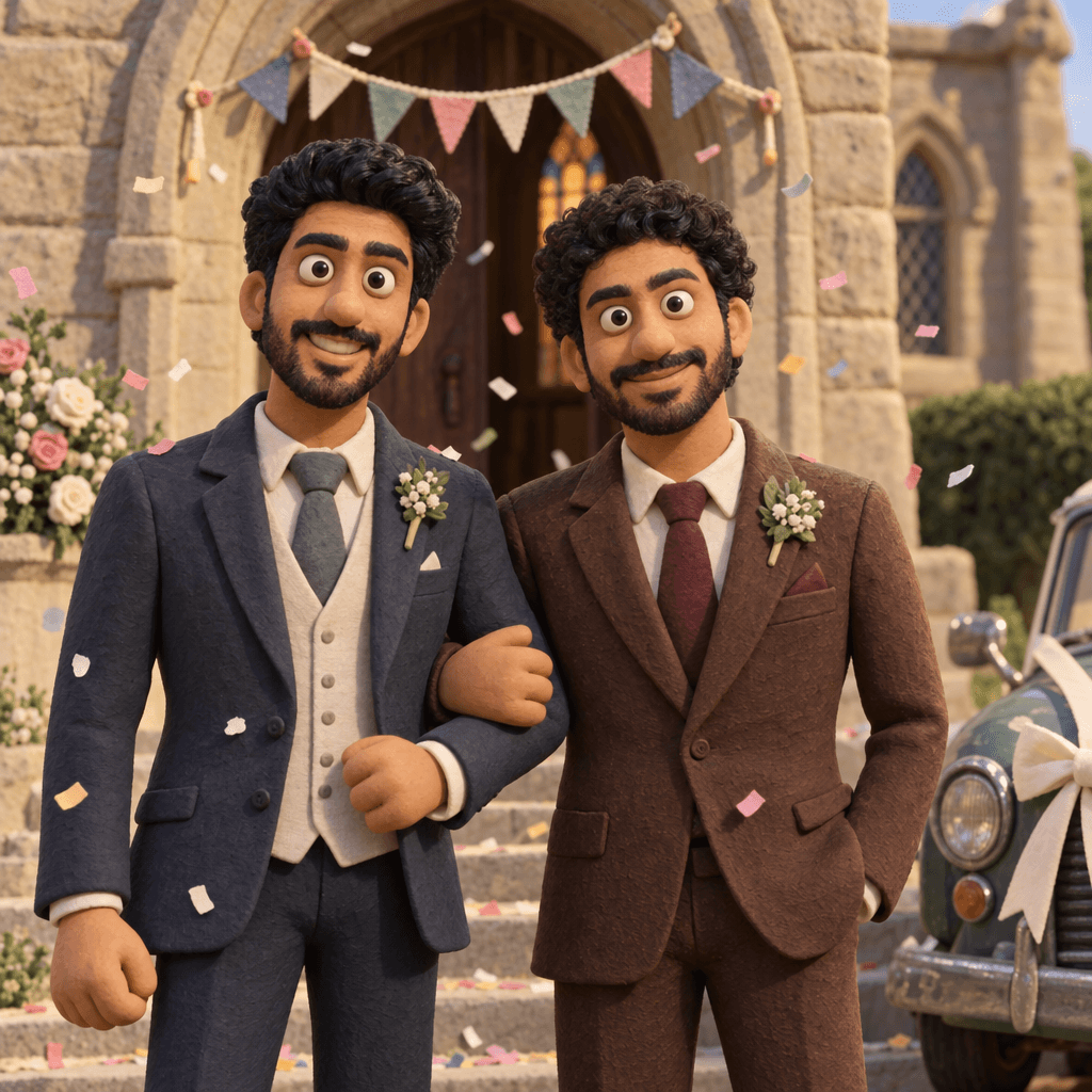 Claymation Wedding Portrait Generator