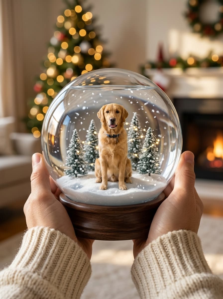 AI Snow Globe Generator