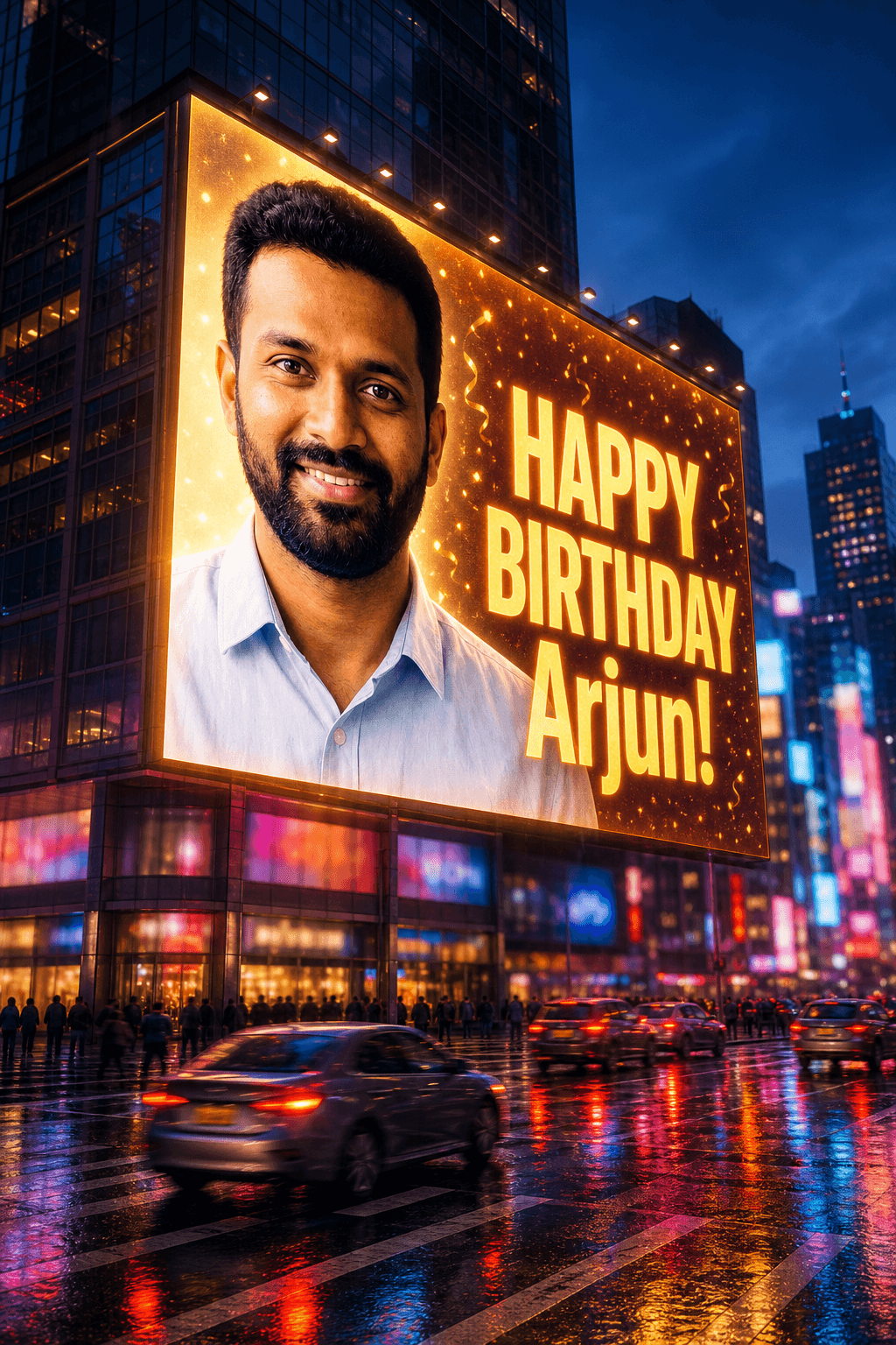 Birthday Billboard Generator