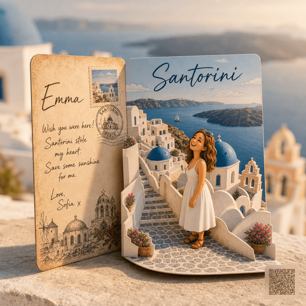 Pop-Up Postcard From Your Trip
