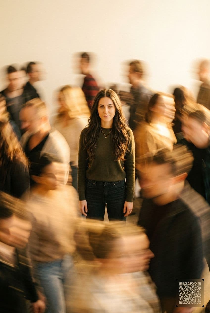 Cinematic Motion Blur Street Portrait