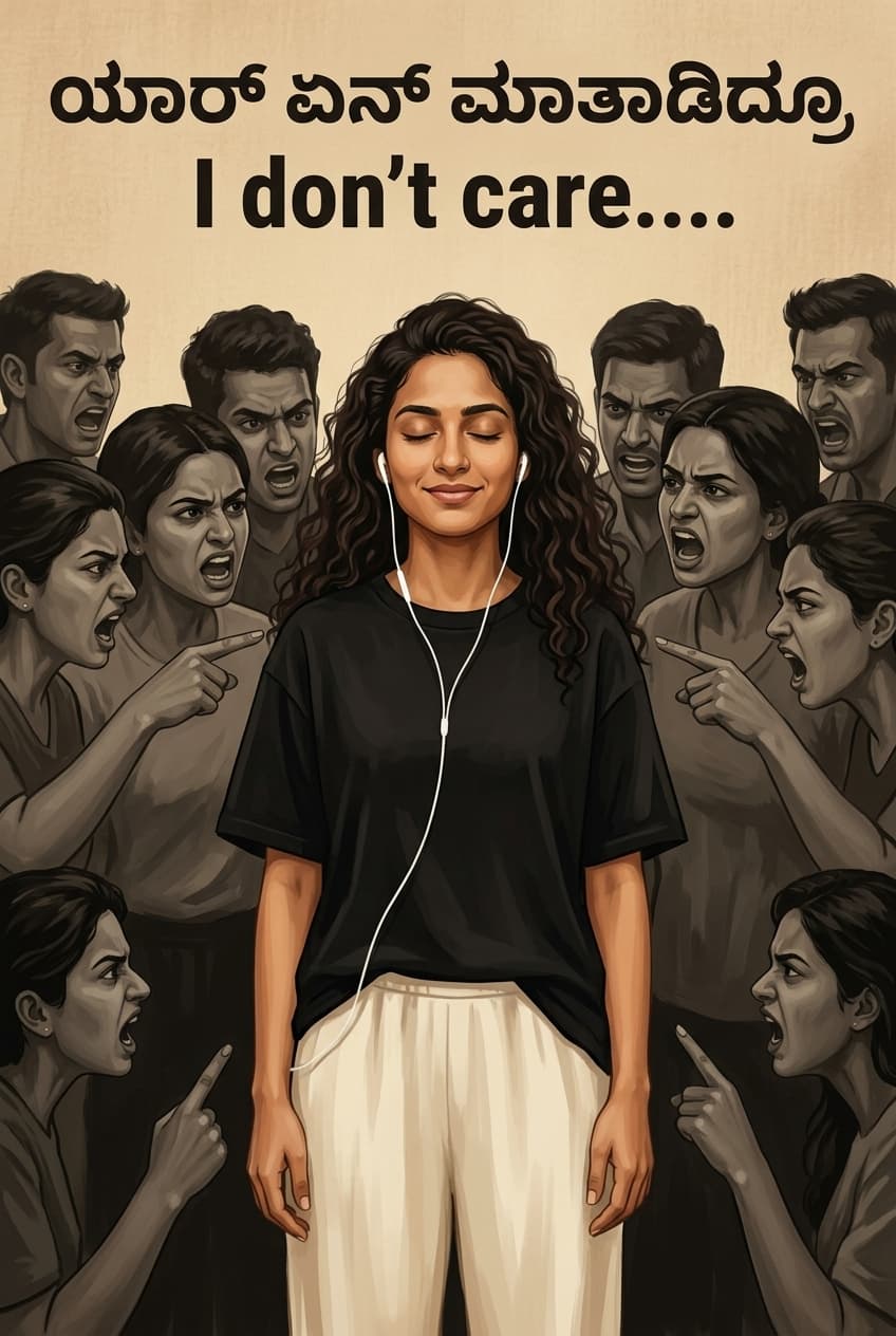 I Don't Care Crowd Poster