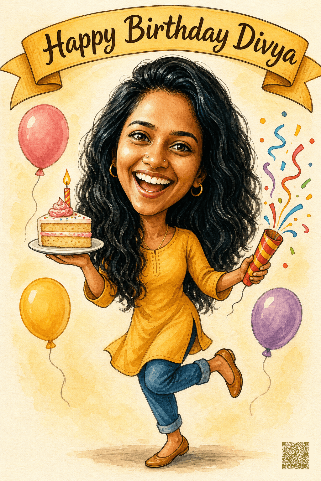 AI Birthday Caricature Generator