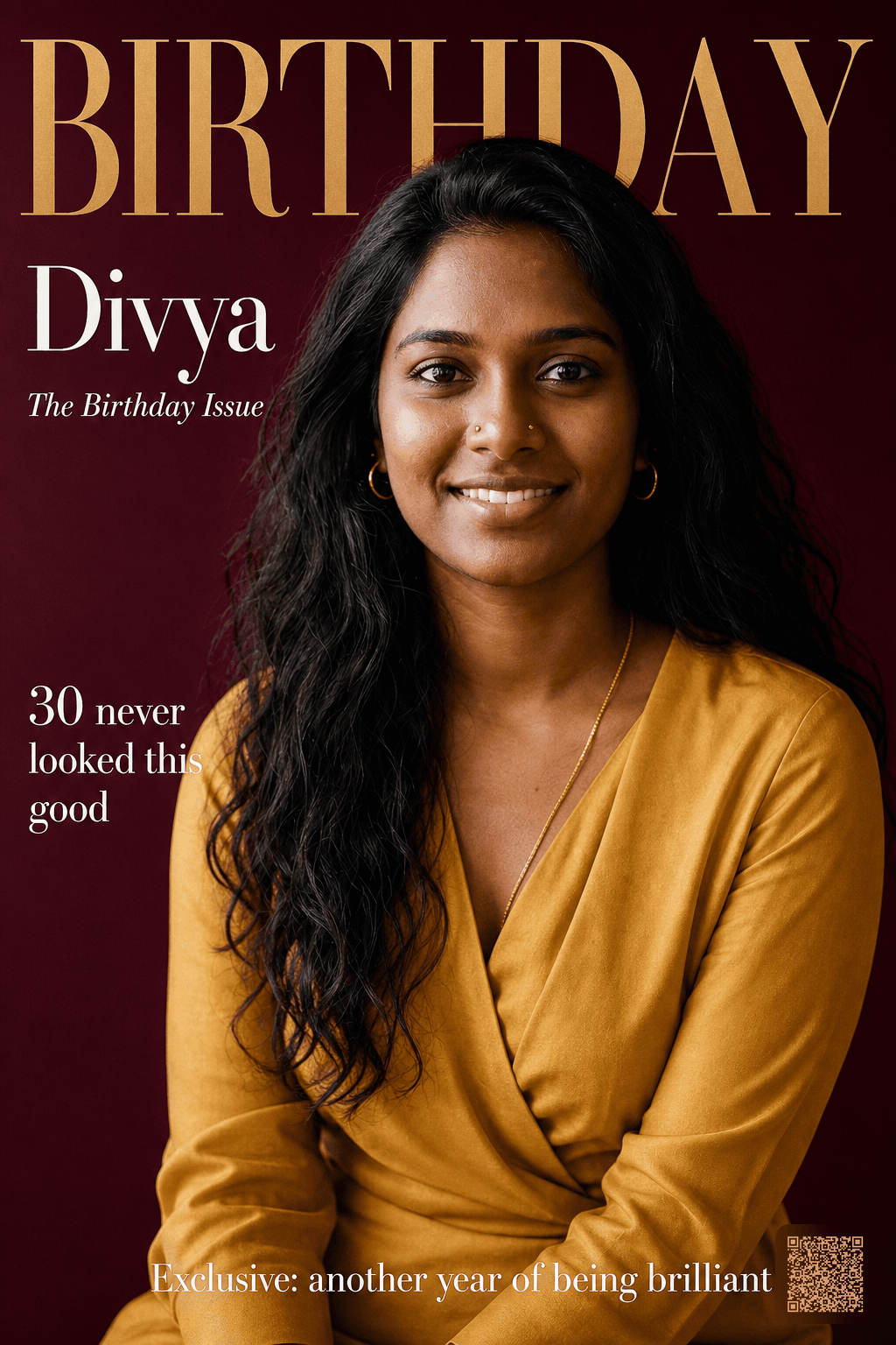 Birthday Magazine Cover Generator