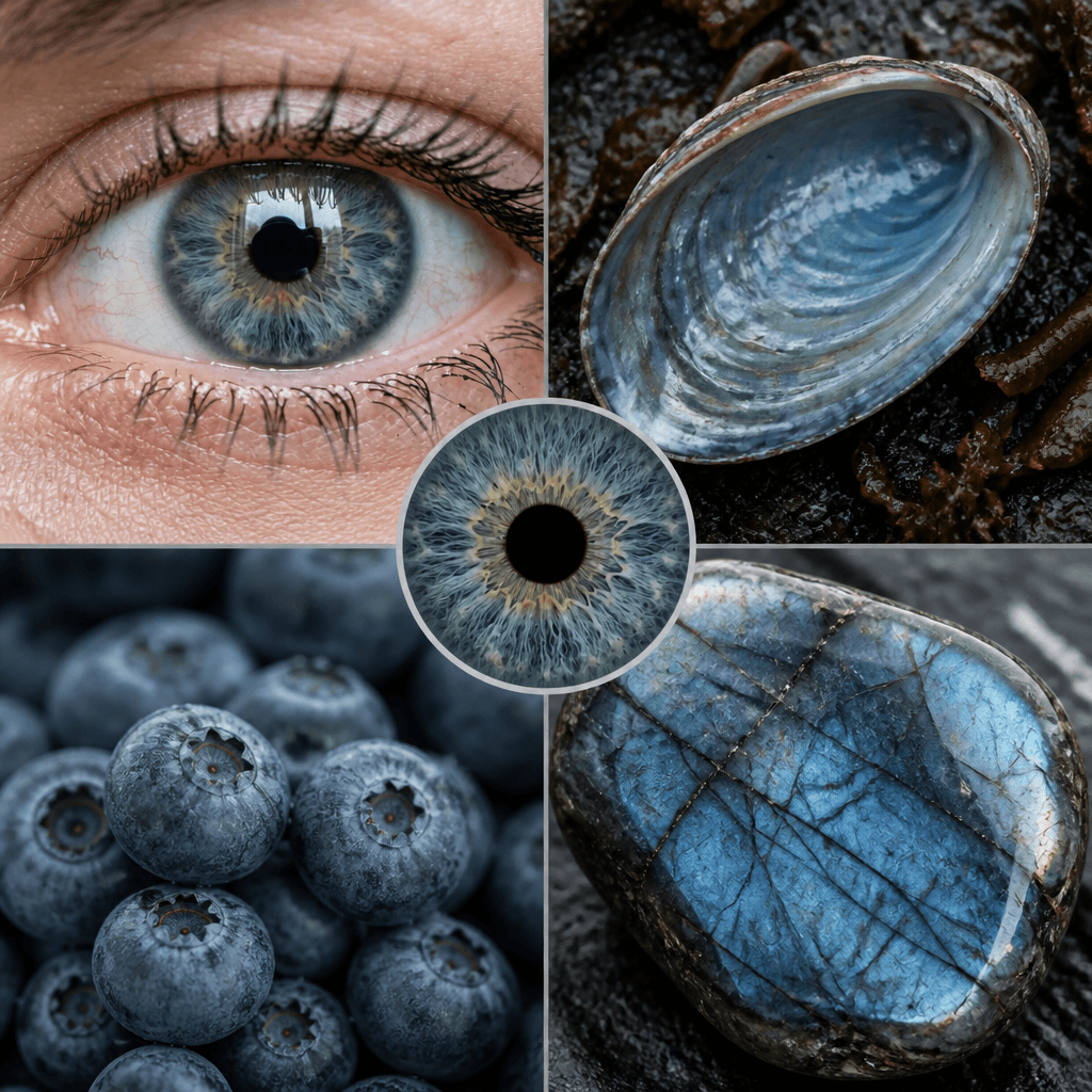 Eye Color Moodboard Collage