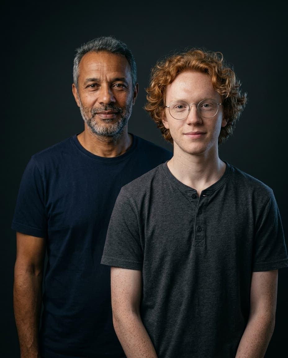 Father and Son Portrait Generator