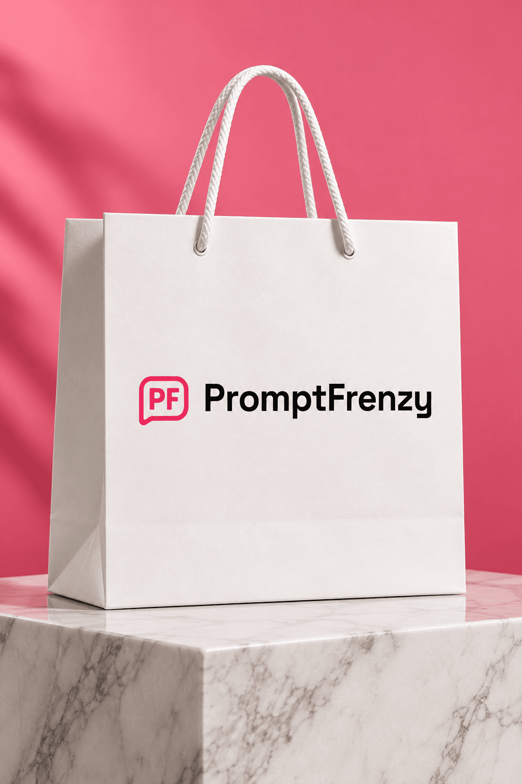 Shopping Bag Logo Mockup