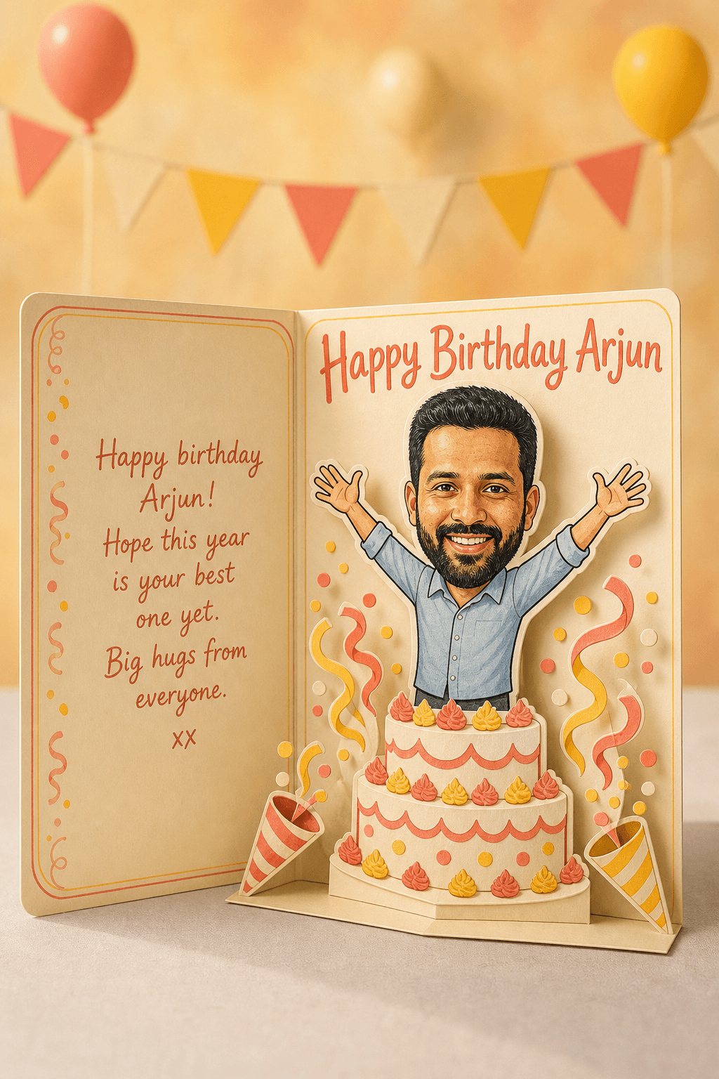Birthday Caricature Card