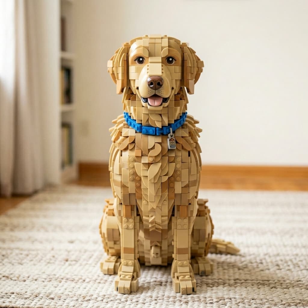 Turn photos into a LEGO scene