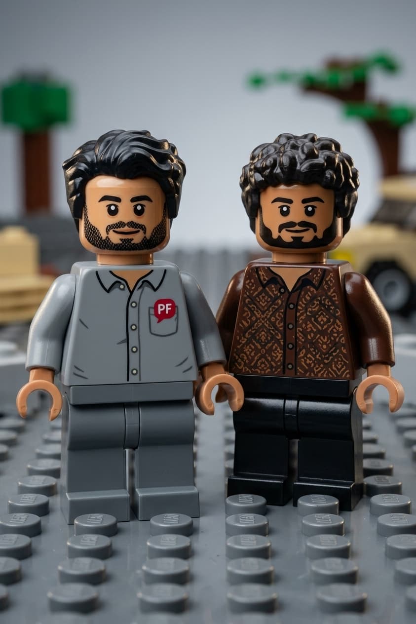 Turn photos into a LEGO scene