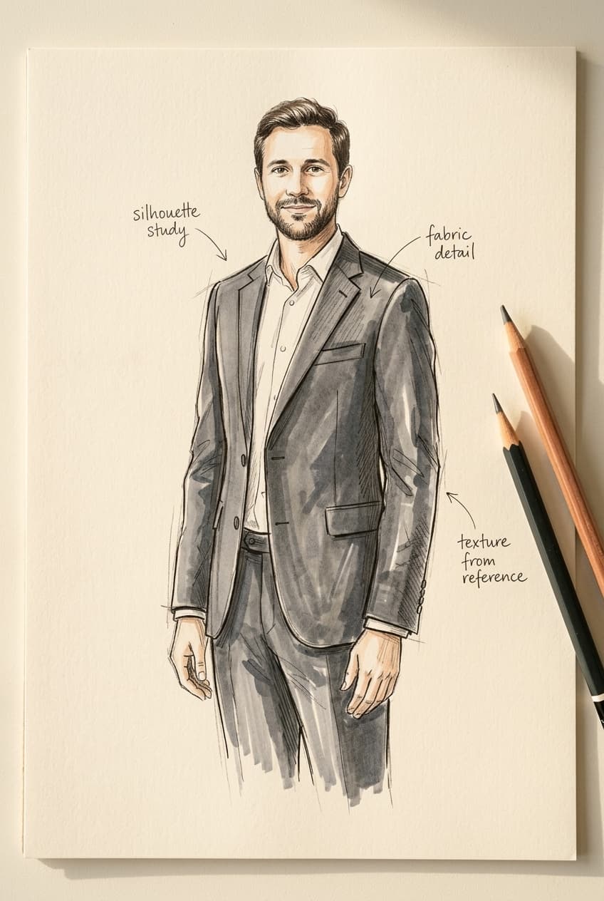 Fashion Designer Sketch Sheet