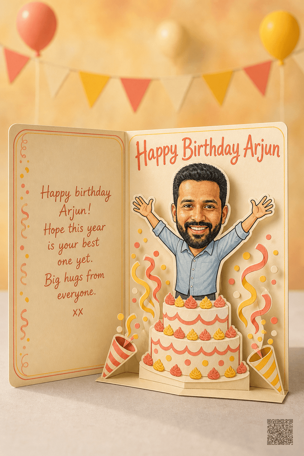 Birthday Caricature Card