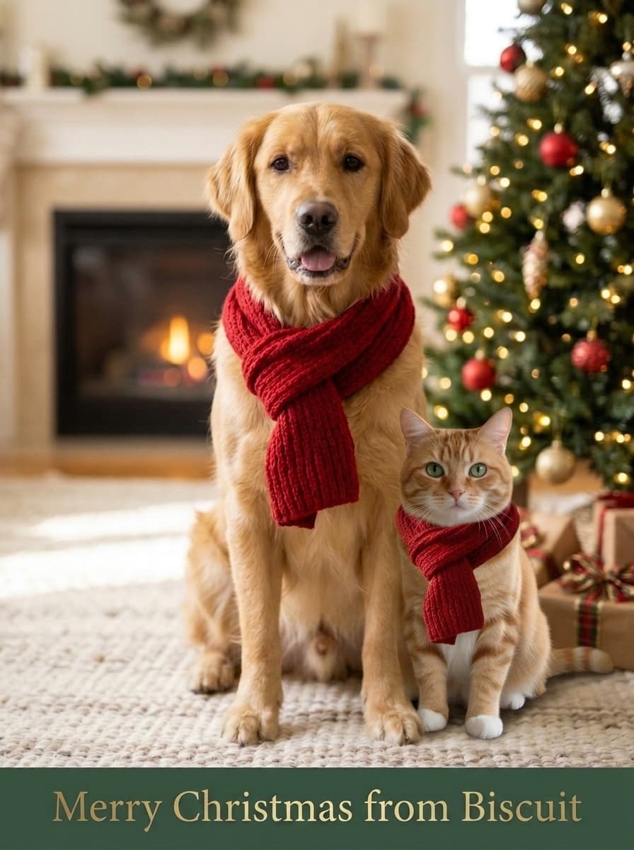 Pet Christmas Card Generator — Add Someone