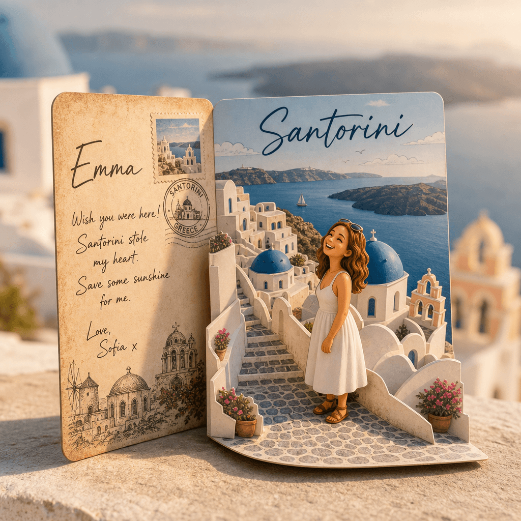 Pop-Up Postcard From Your Trip