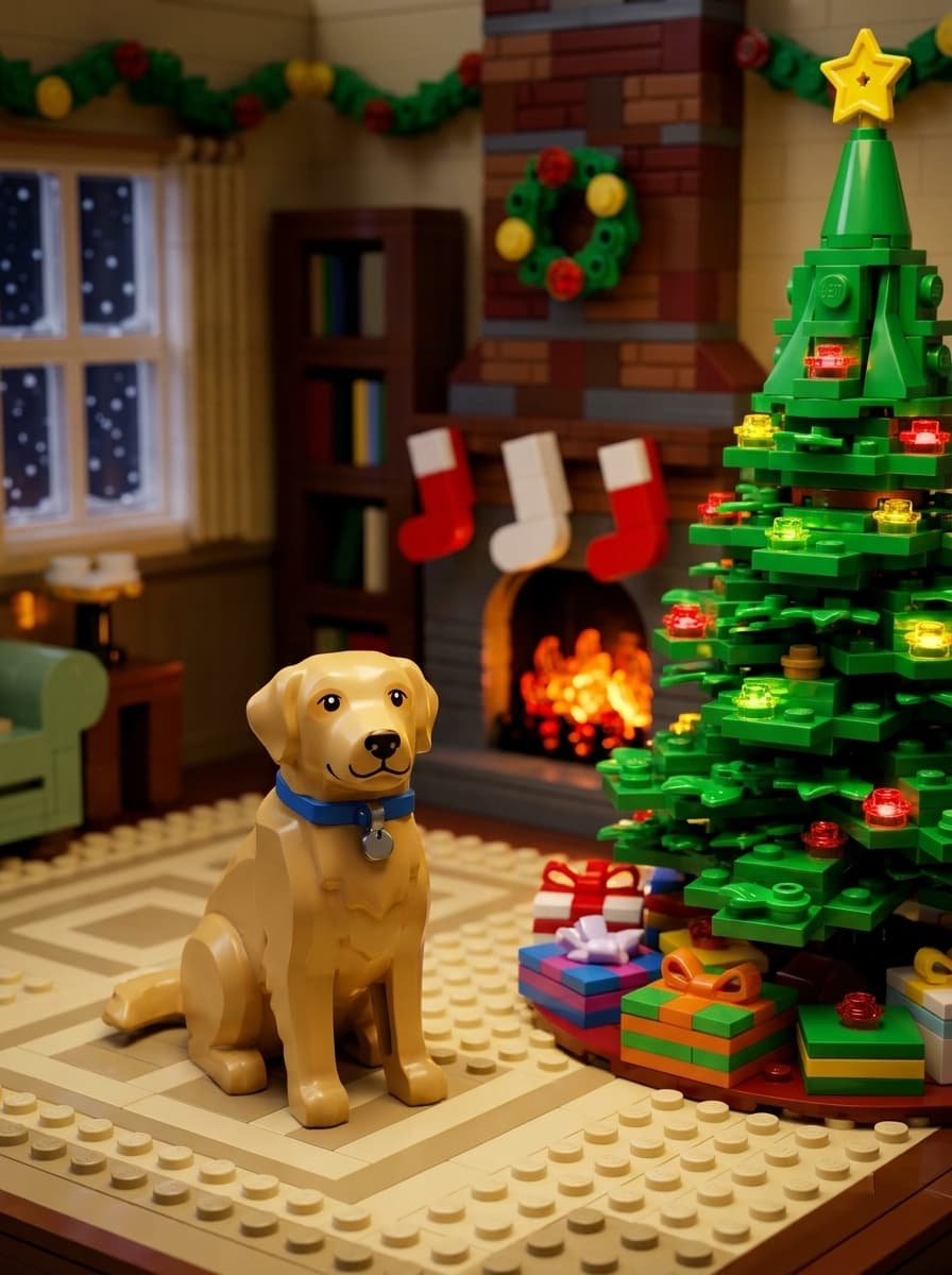 Turn Your Photo Into a LEGO Christmas Scene