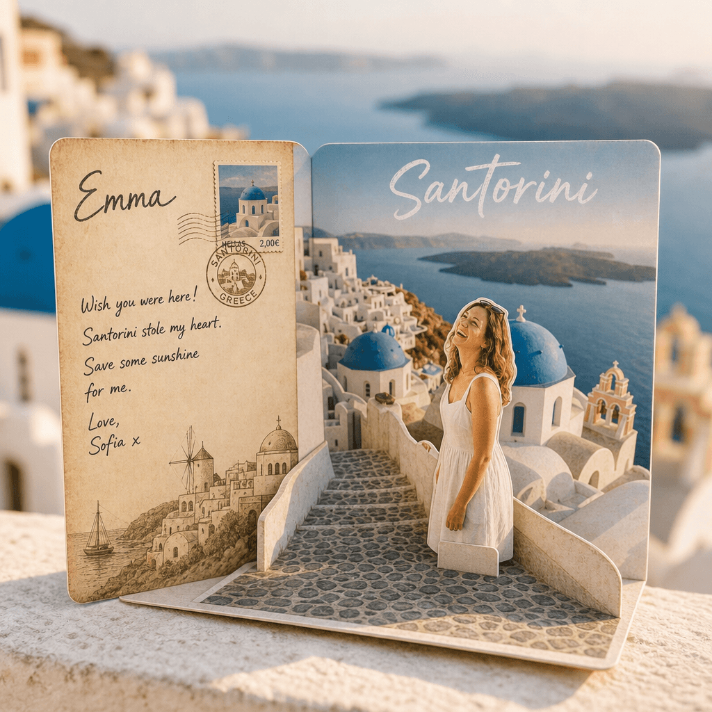 Pop-Up Postcard From Your Trip