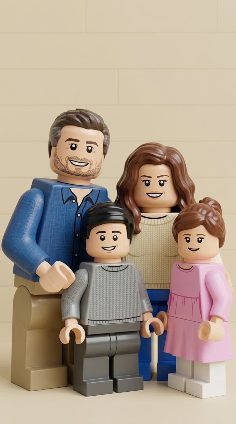 Turn photos into a LEGO scene