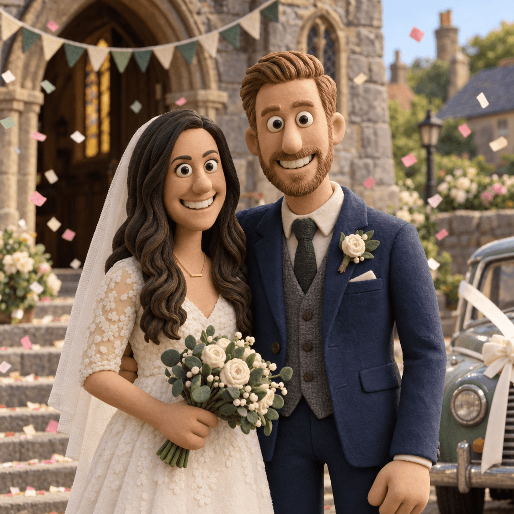 Claymation Wedding Portrait Generator