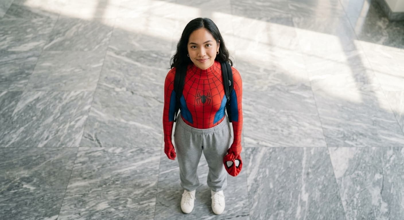 After-School Superhero Selfie