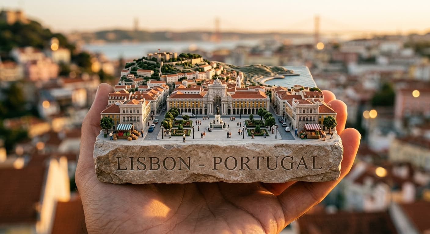 Miniature City Diorama in Your Hand