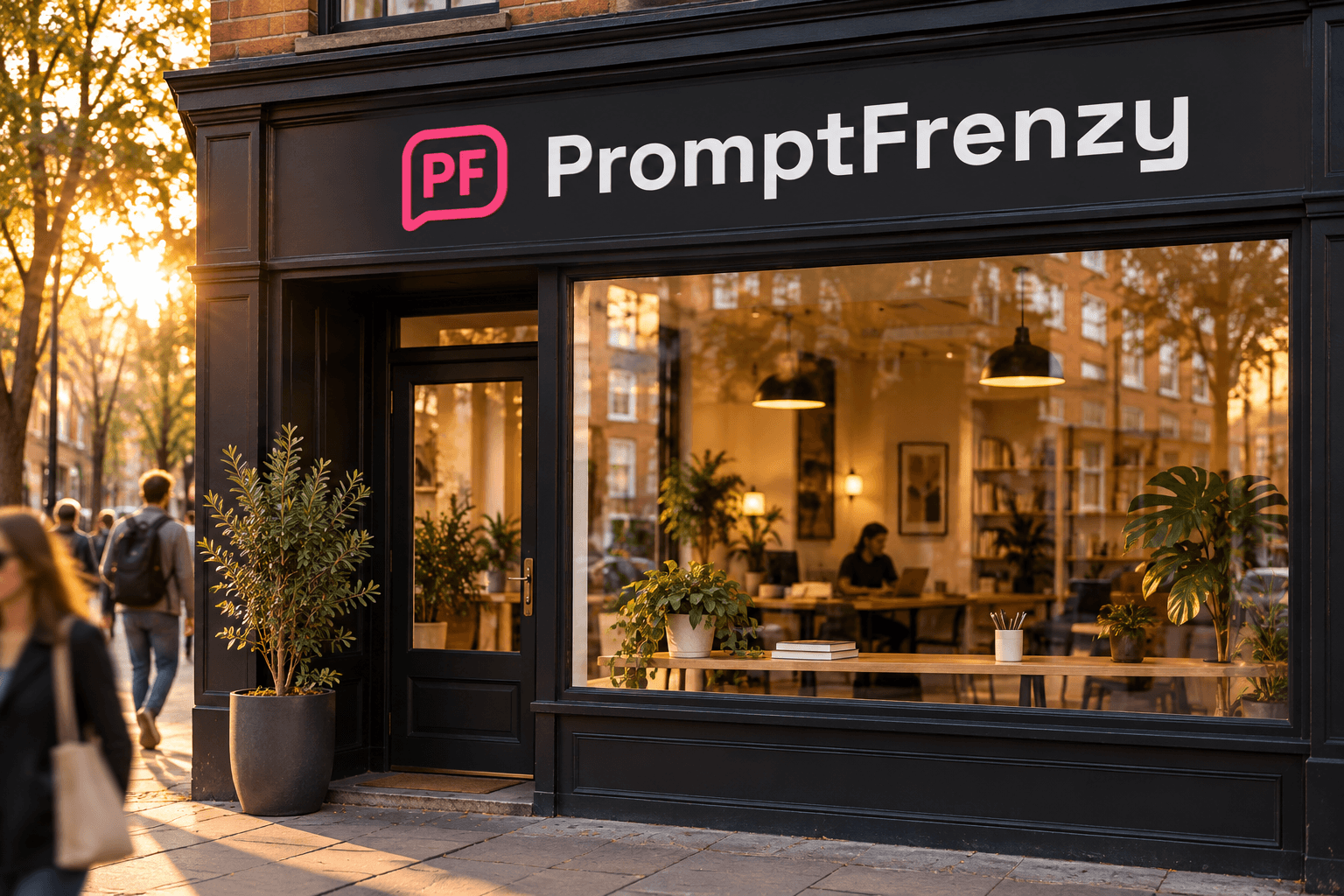 Shopfront Sign Logo Mockup