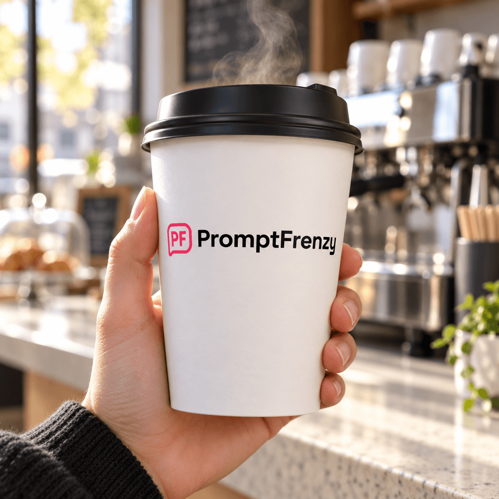 Takeaway Coffee Cup Logo Mockup