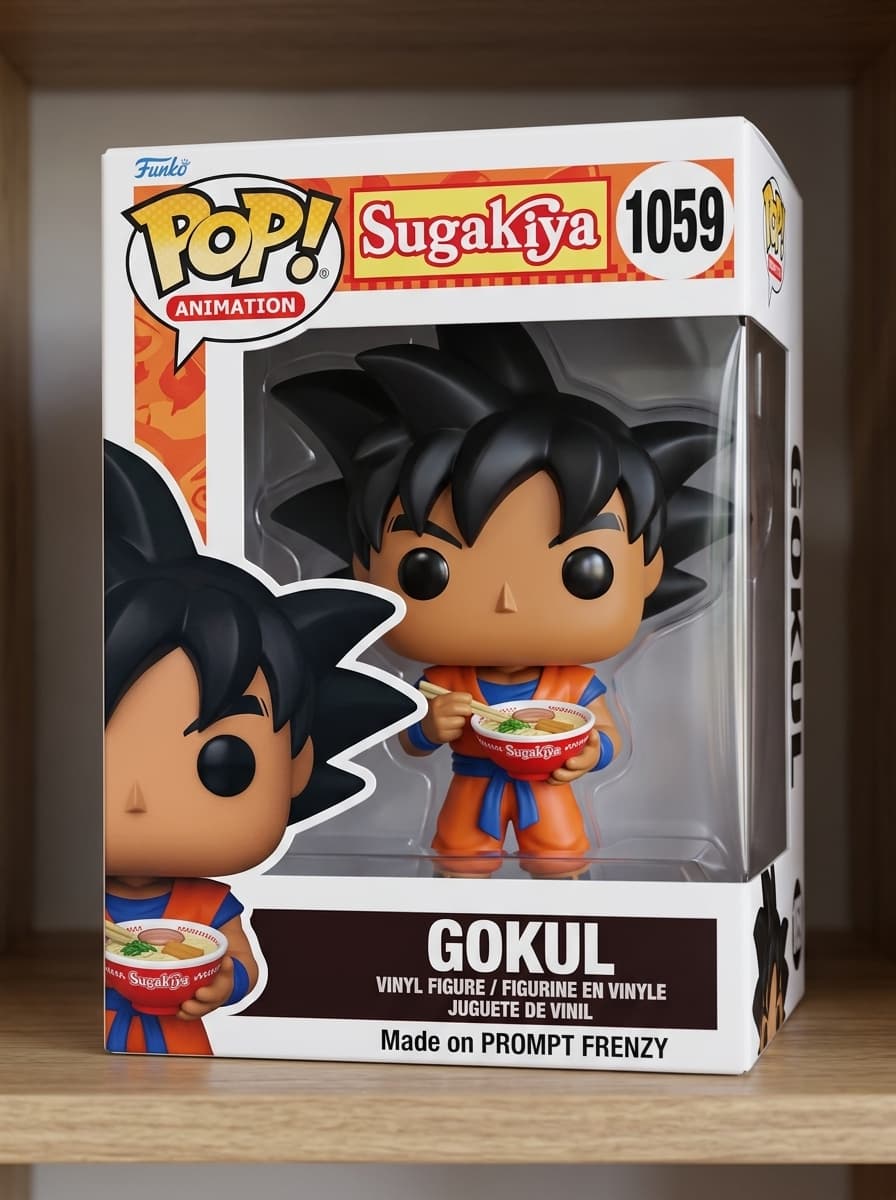 Funko Pop Figure in Box Generator