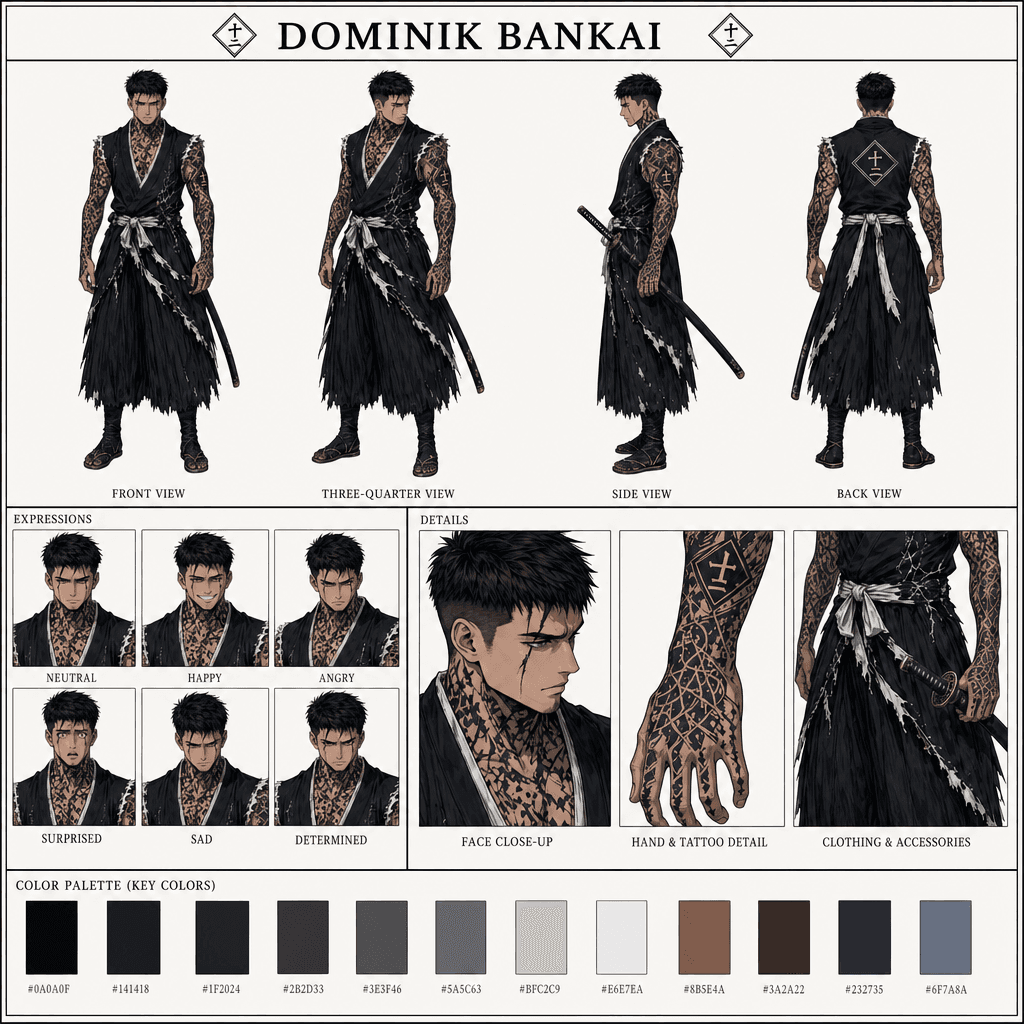 AI Character Sheet Prompt